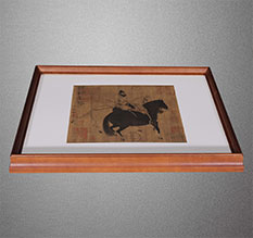 错那书画装裱配框服务案例